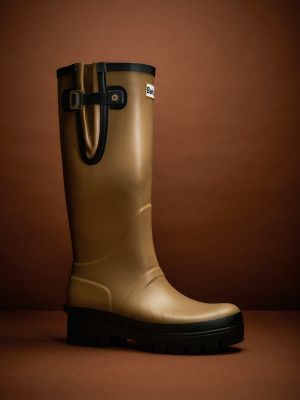 Barbour Leighton Tall Welly Military Brown/Black